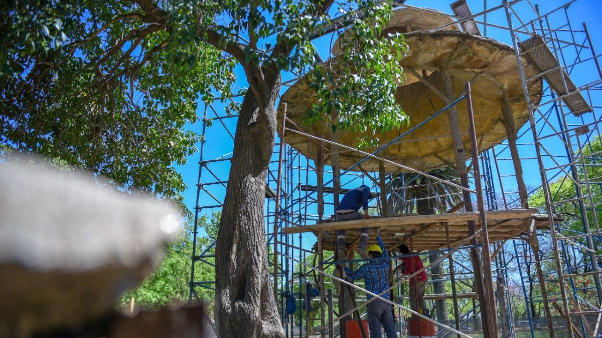 Restauración de la Choza Congoleña