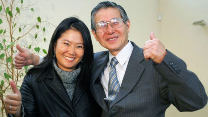 Keiko y Alberto Fujimori