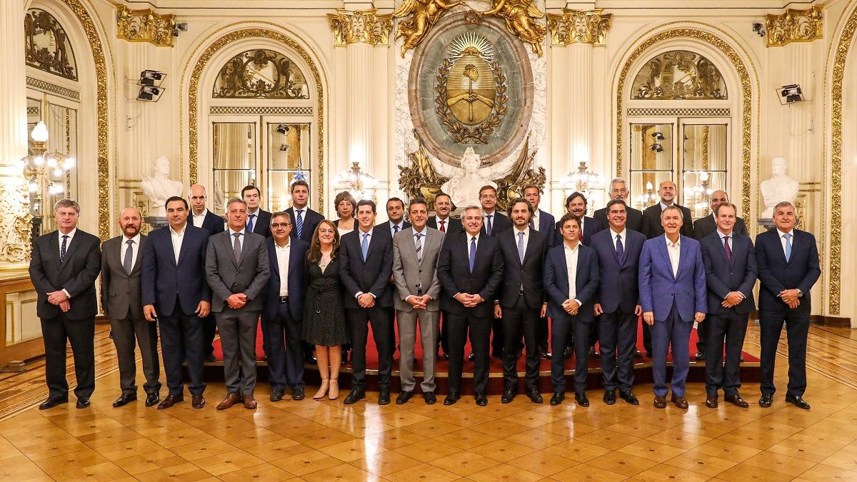 Alberto Fernández y gobernadores