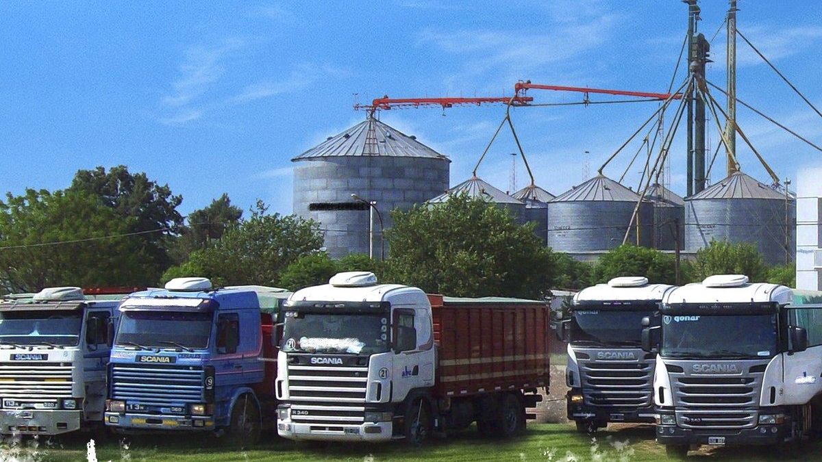 Transporte de granos