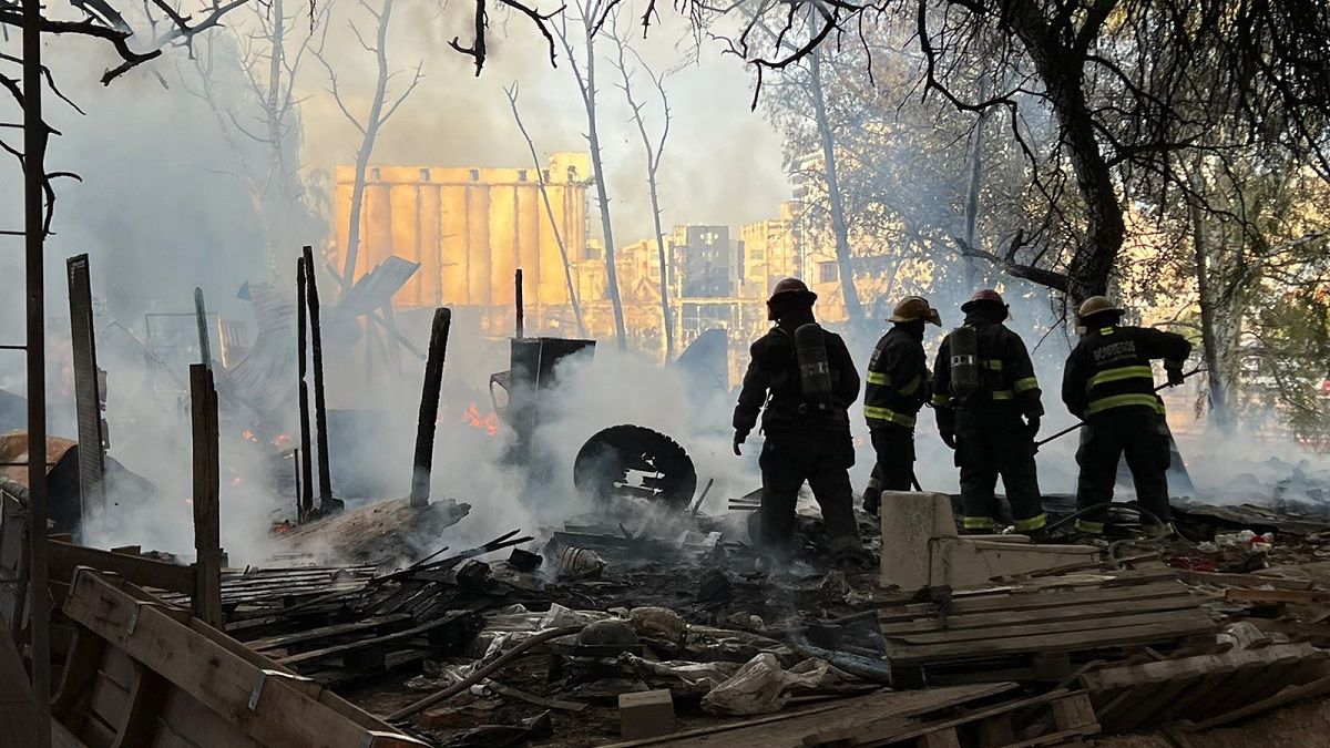 Incendio en el Asentamiento La Tablita