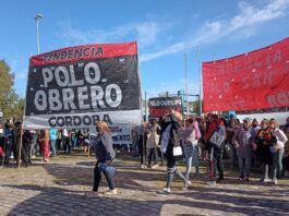Marcha del Polo Obrero en Córdoba
