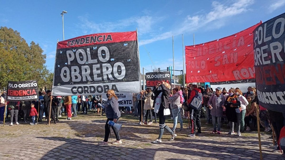 Marcha del Polo Obrero en Córdoba