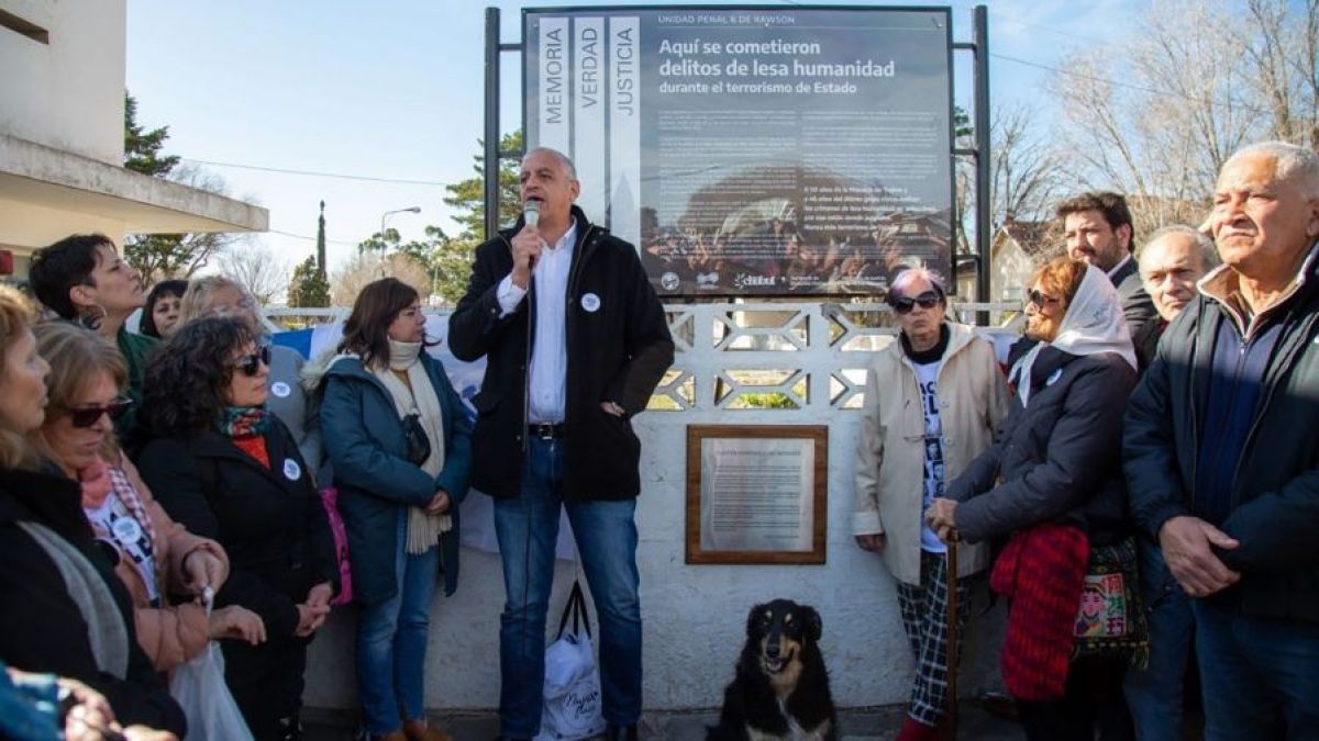 Señalización de la Unidad Penal 6 de Rawson
