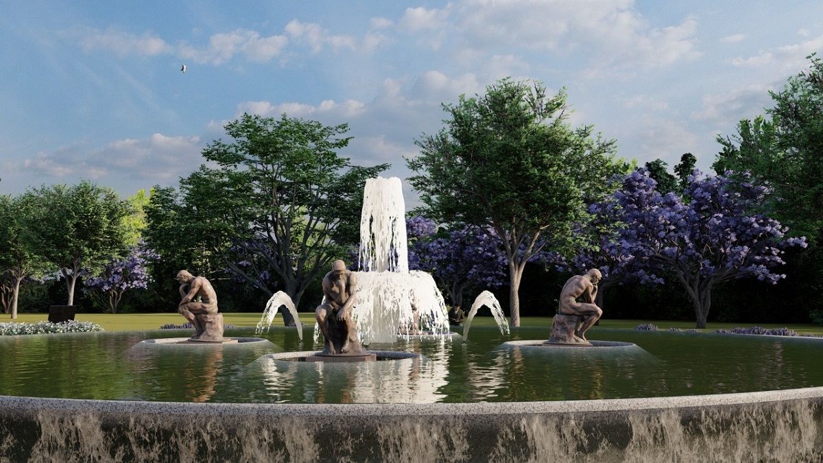Nueva fuente del Parque Las Heras