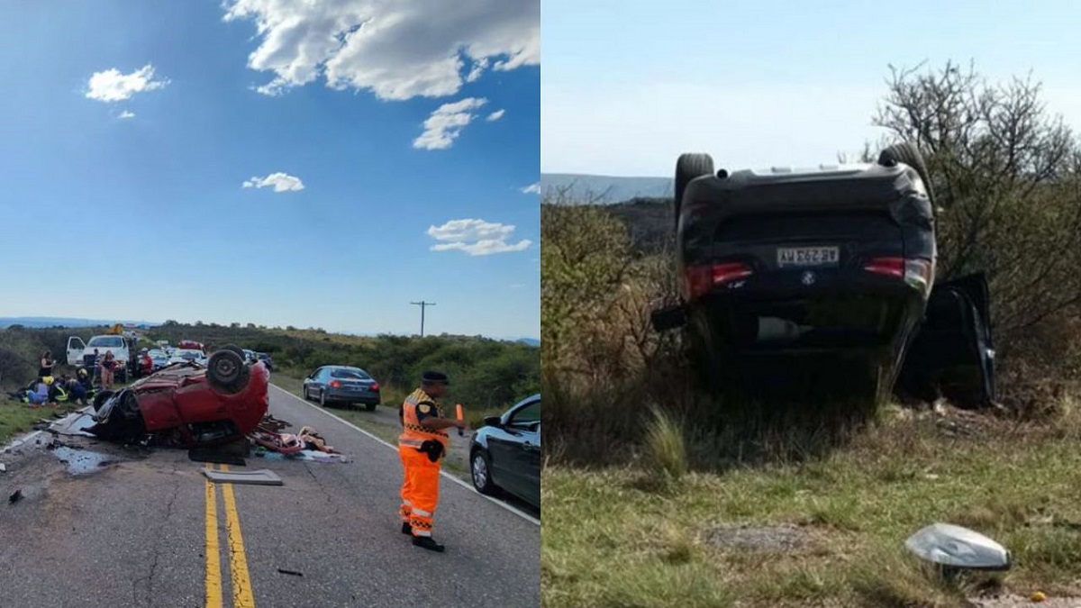 Choque de Oscar González en las Altas Cumbres