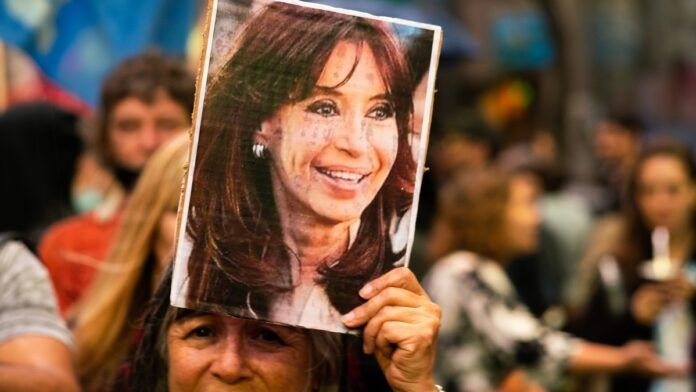 Manifestación en apoyo a Cristina Fernández de Kirchner