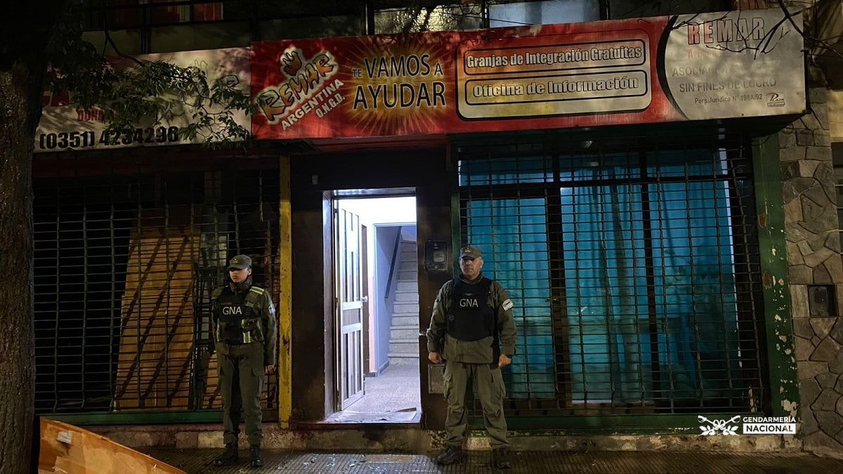 Allanamiento de Gendarmería en Remar