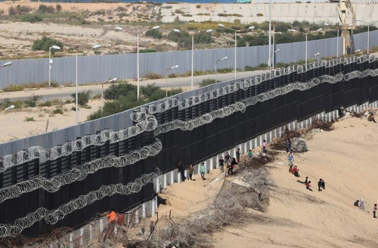 Frontera entre Gaza y Egipto