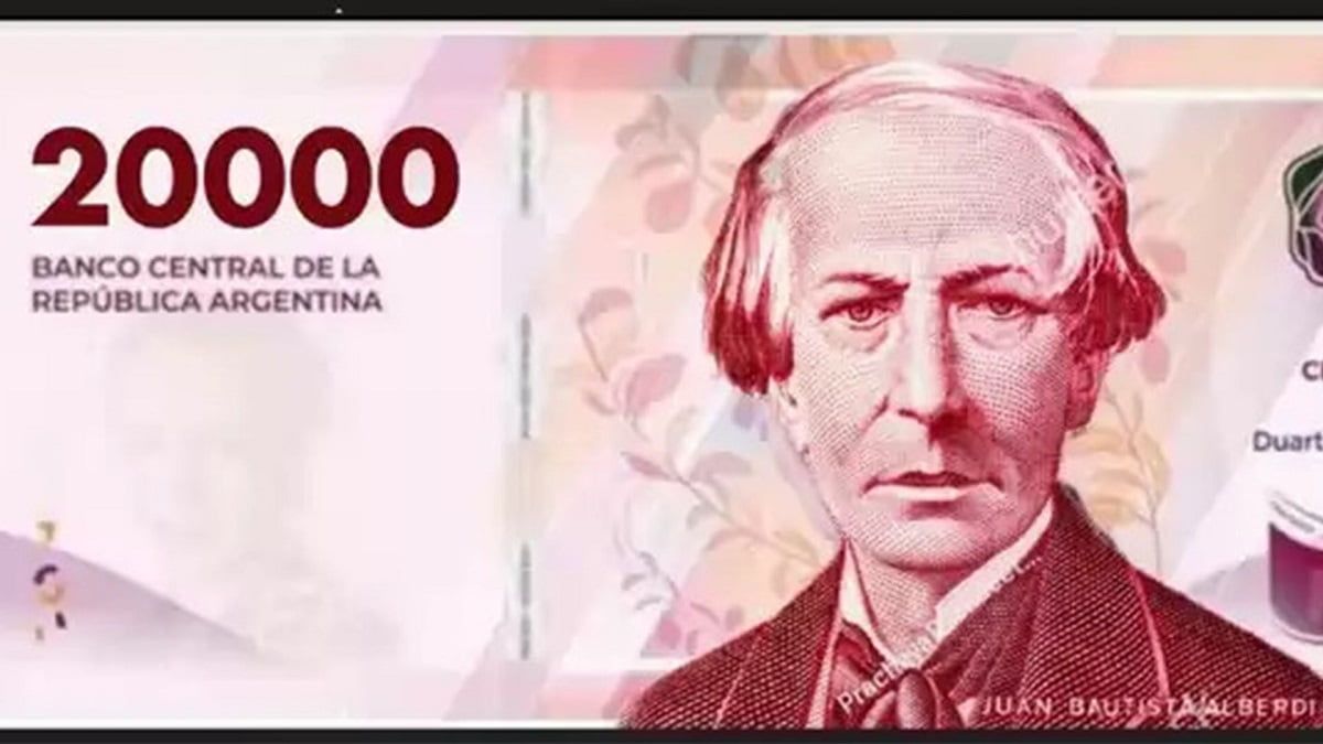 Billete de 20.000 pesos