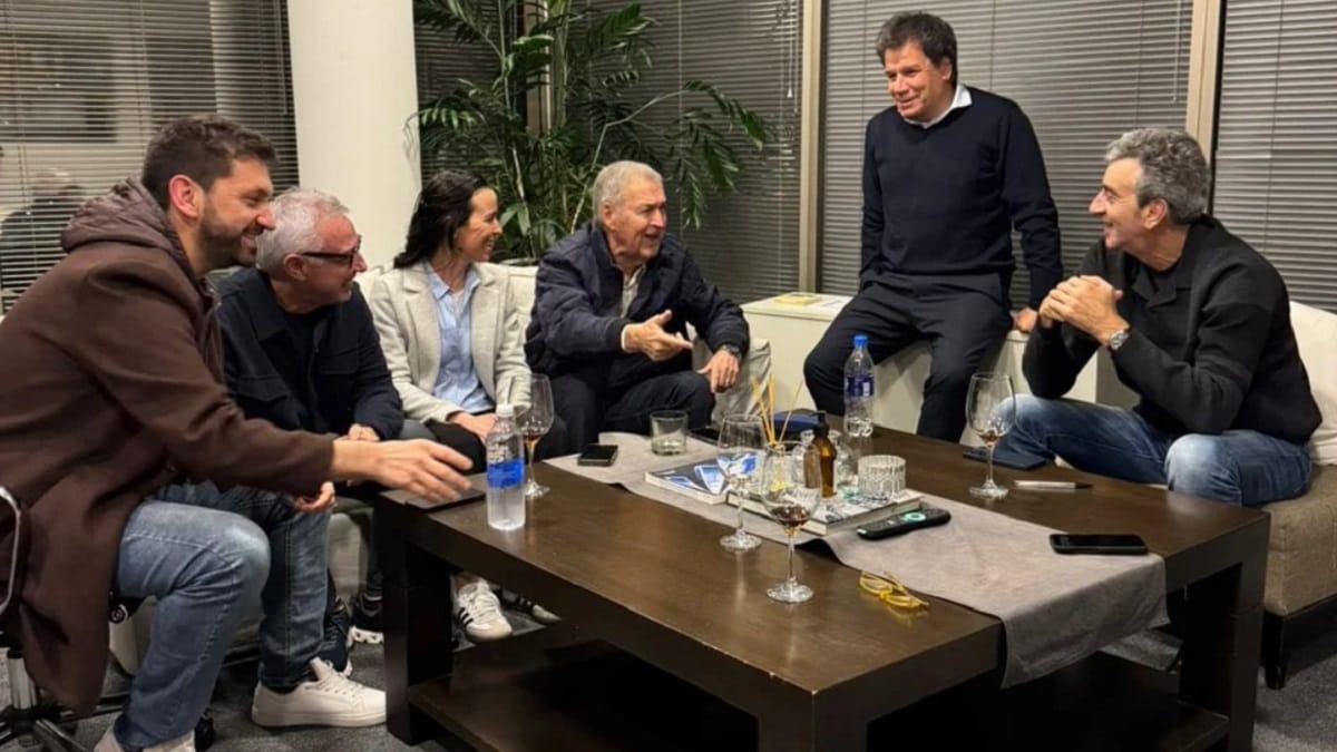 Juan Schiaretti, Facundo Manes y Florencio Randazzo