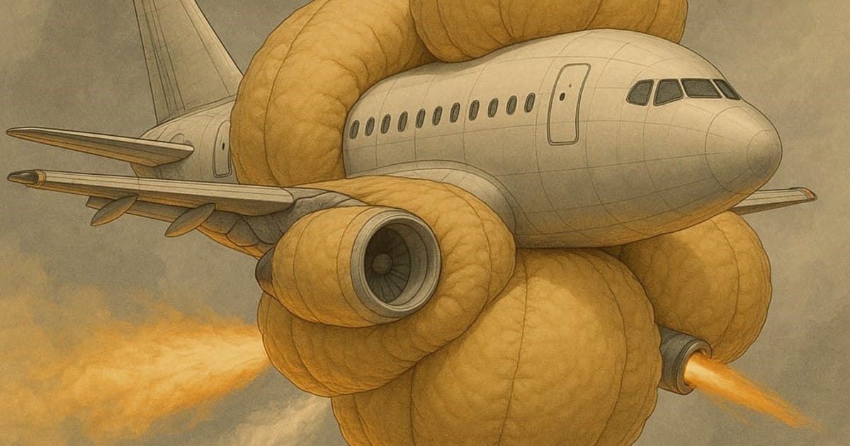 Dos estudiantes diseñaron un avión con airbags: "Queremos salvar vidas cuando todo falle"