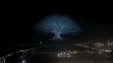 VIDEO: China rompe dos récords Guinness en espectacular festival con casi 16.000 drones en el cielo