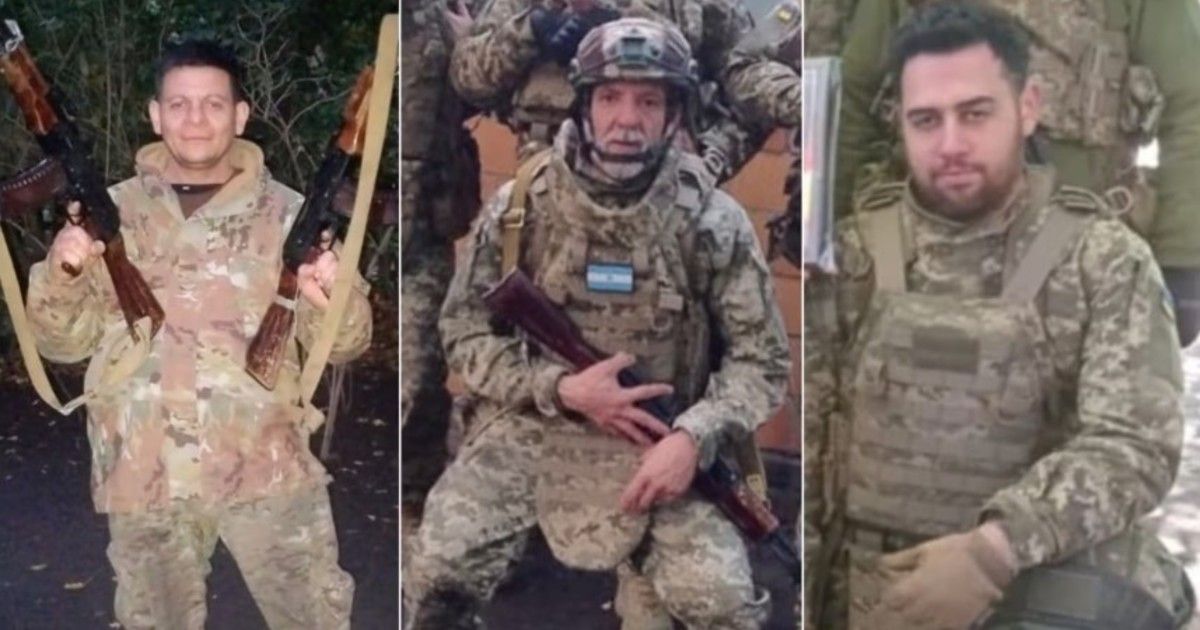 Tres argentinos que peleaban para Ucrania contra Rusia murieron en combate: se habían sumado a la guerra hace dos meses