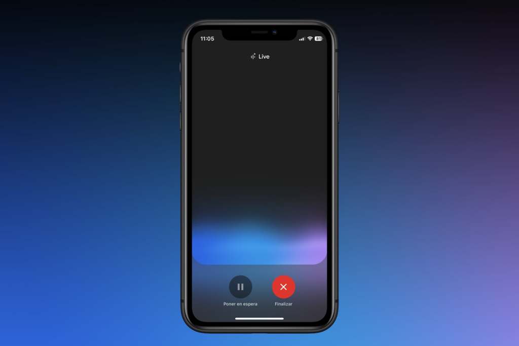 Gemini Live para iPhone