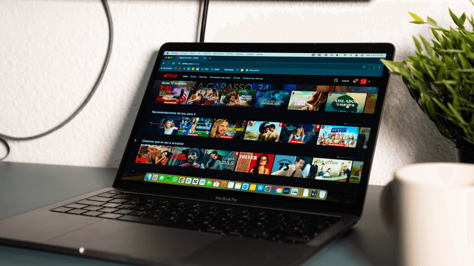Padre no hay más que uno 5 en la interfaz de Netflix