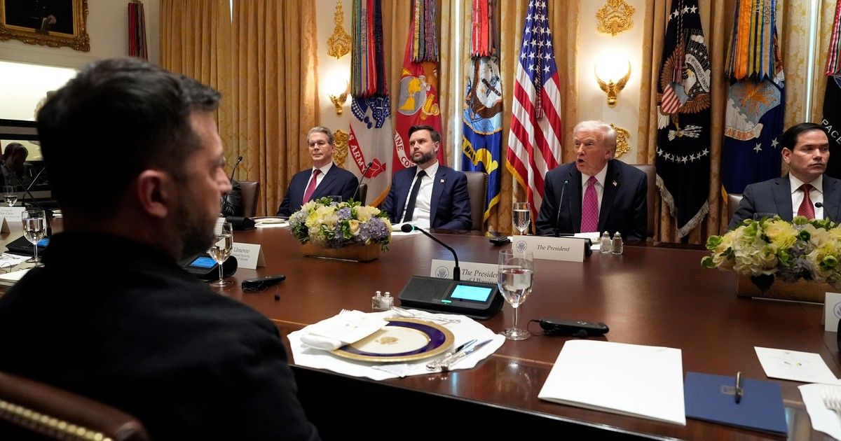 "Putin no está listo para la paz": nuevo contrapunto de Trump y Zelenski frente a las cámaras en la Casa Blanca