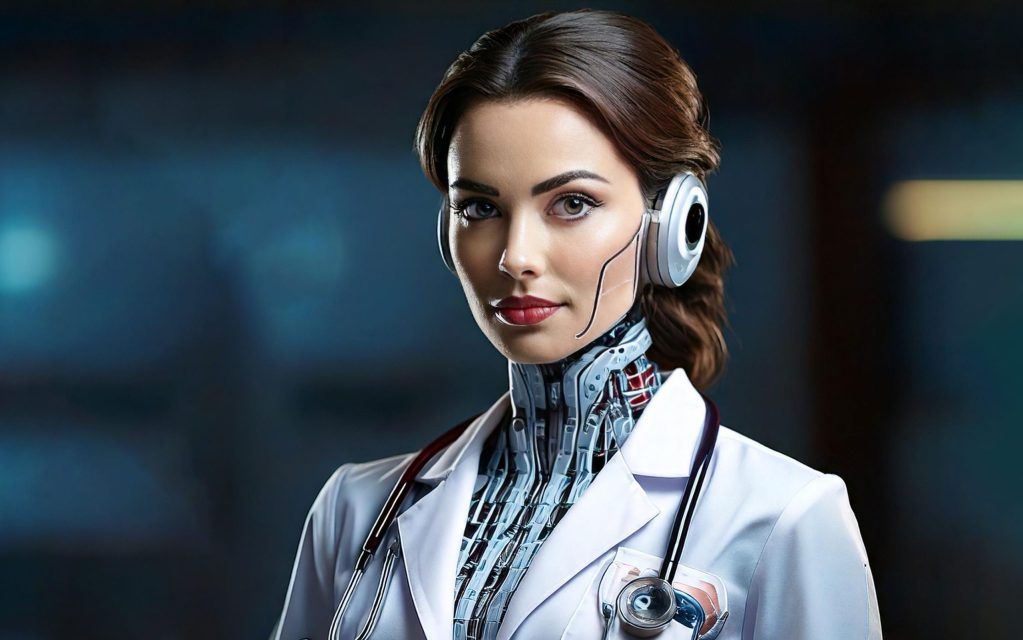 Robot doctora impulsada por la IA de Anthropic