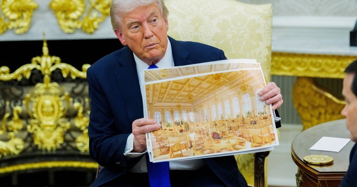 Apple, Amazon, Google: Trump muestra la lista de donantes para su salón de baile y ahora va por un Arco del Triunfo