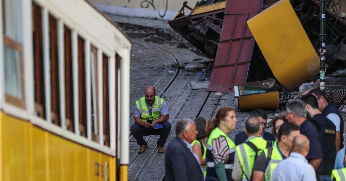 La tragedia del funicular en Lisboa: un cable no apto para transportar personas, la causa del accidente que dejó 16 muertos