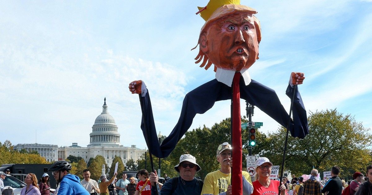 Masivas protestas contra Donald Trump en todo Estados Unidos: "No queremos Reyes"