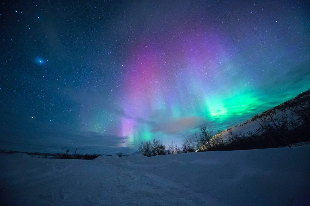 aurora boreal, auroras boreales españa
