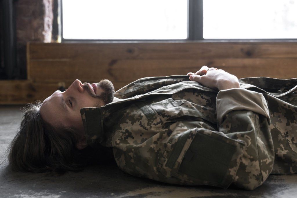 truco para dormir militar