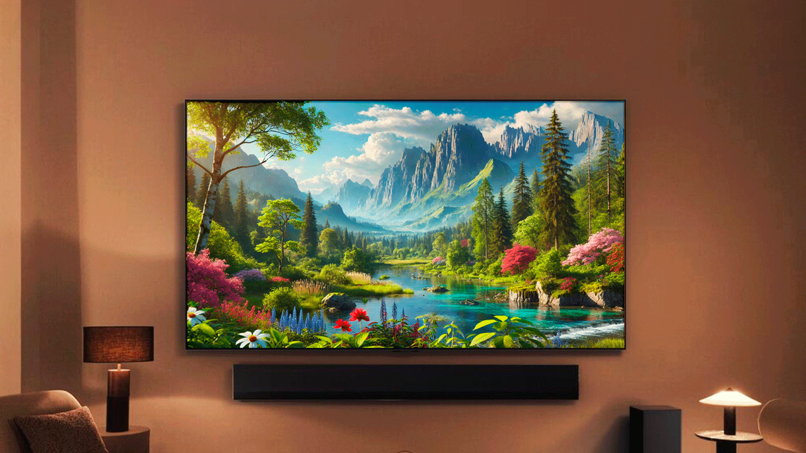 Una de las televisiones Smart fabricadas por LG