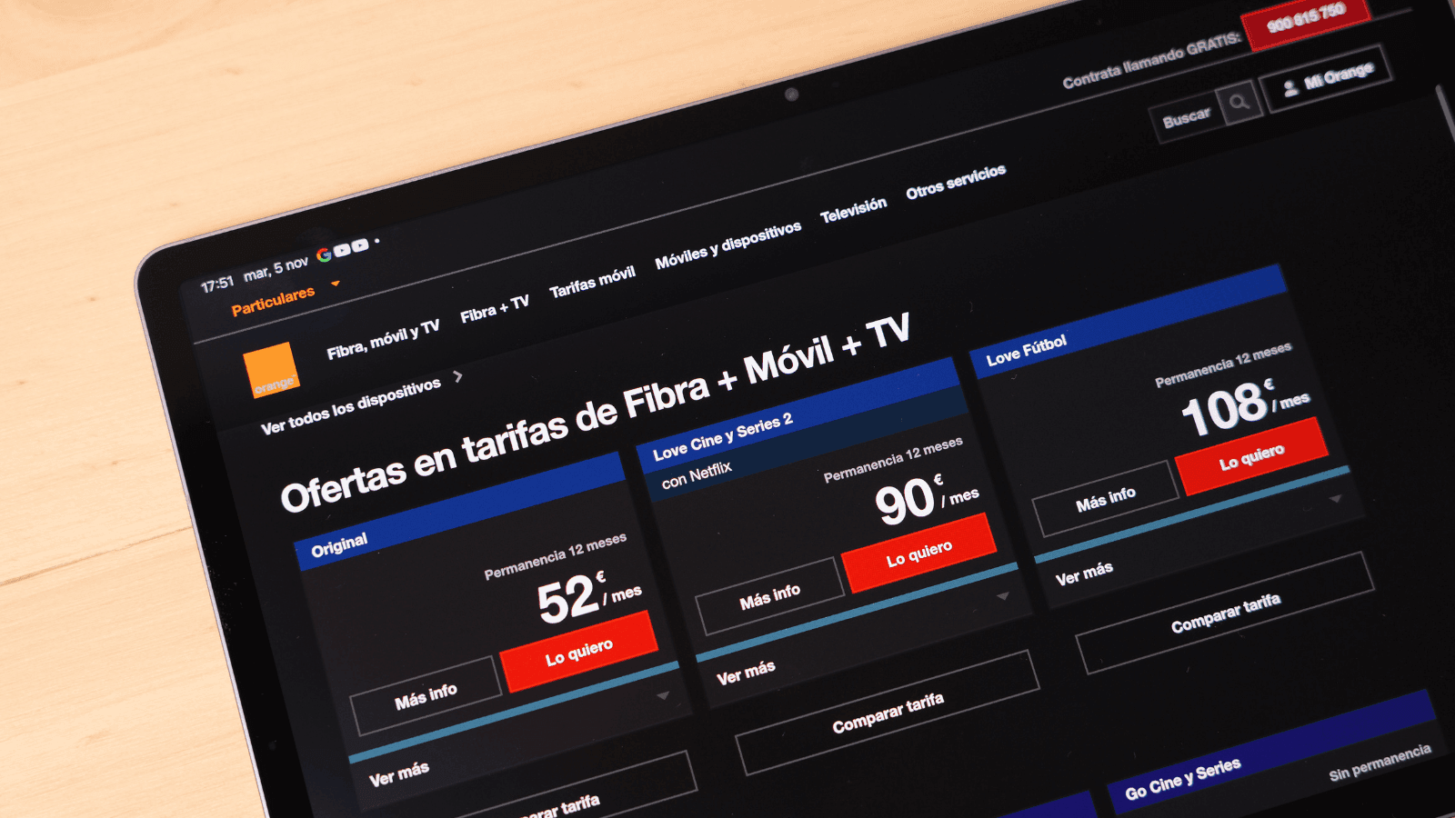 Imagen de las tarifas TúYo