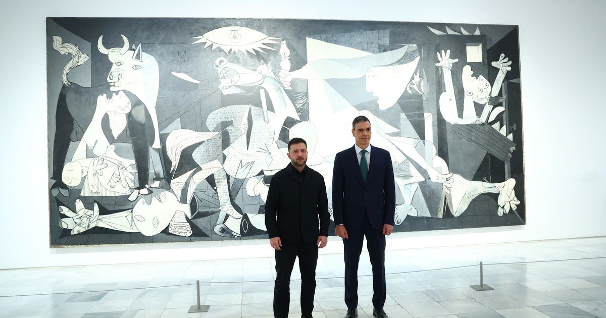 Volodimir Zelenski en España: Pedro Sánchez le prometió más de 800 millones de euros para reforzar la defensa militar de Ucrania