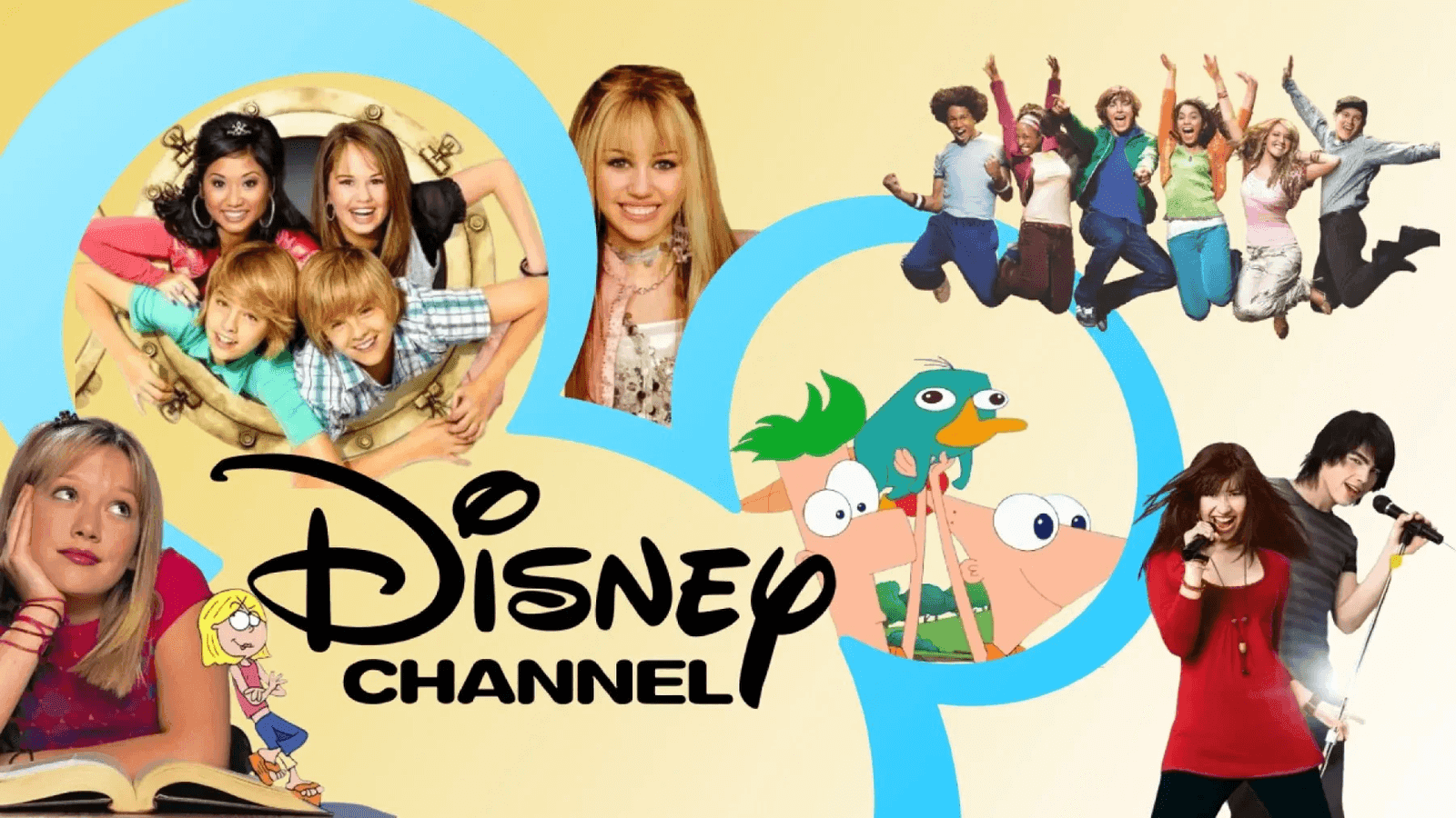 El logo del canal Disney Jr.