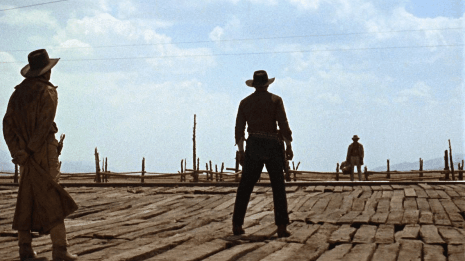 Una escena de la película Dos hombres y un destino
