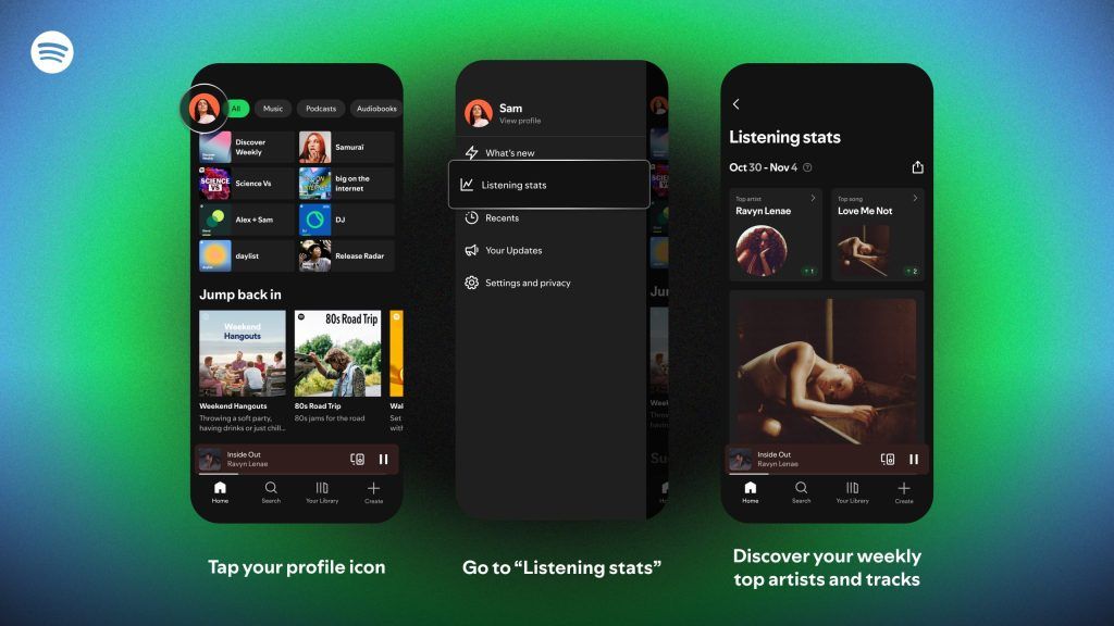 No esperes al Wrapped 2025: lo nuevo de Spotify te muestra qué es lo que más escuchas cada semana