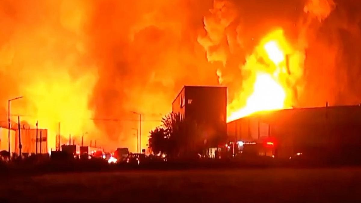 Explosión en Ezeiza