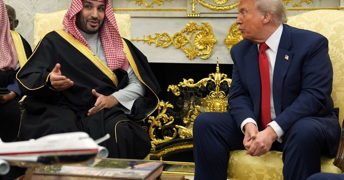 Donald Trump recibió en la Casa Blanca con los máximos honores al príncipe heredero saudita, Bin Salman: la cuestión palestina, los negocios y una curiosa justificación