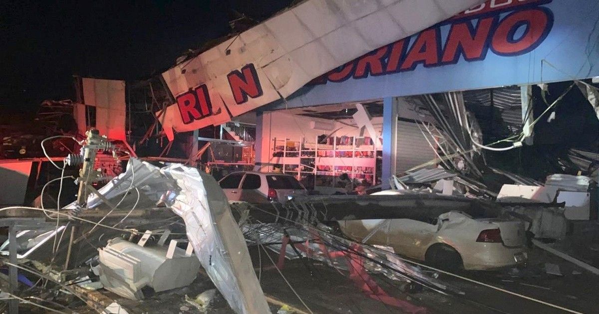 Un tornado arrasó una ciudad del sur de Brasil: al menos 6 muertos y 750 heridos