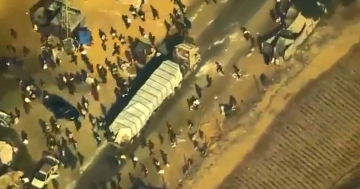 Con un video, Estados Unidos denunció a Hamas por saquear un camión humanitario en Gaza