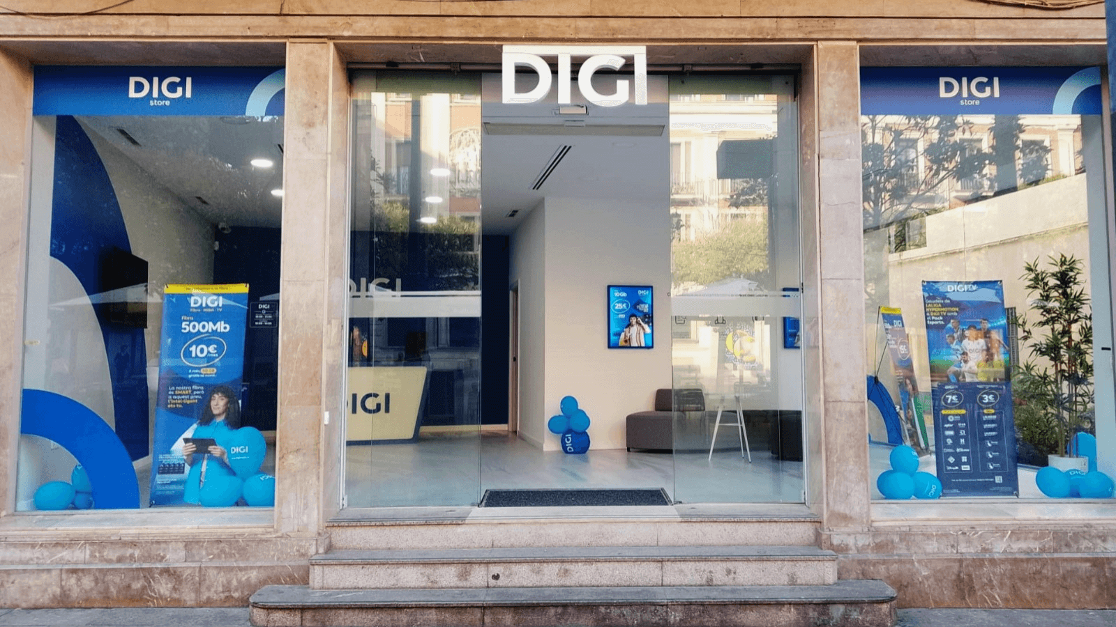 Imagen de una tienda de Digi