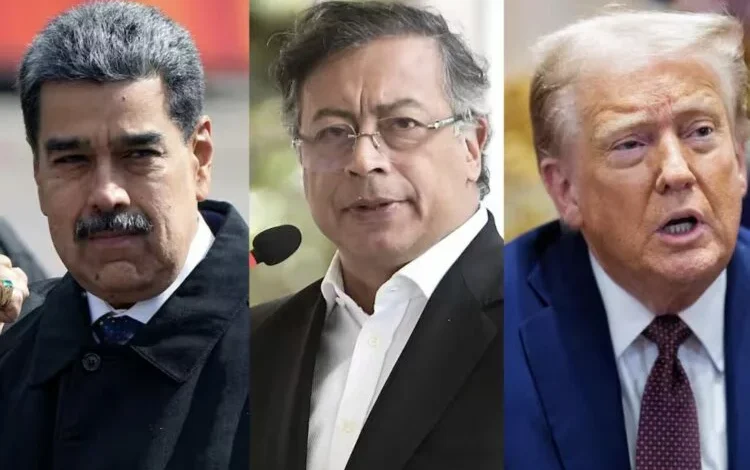 Trump en una conferencia de prensa en Mar-a-Lago