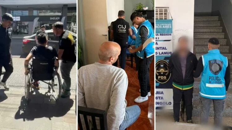 Imagen de un operativo policial