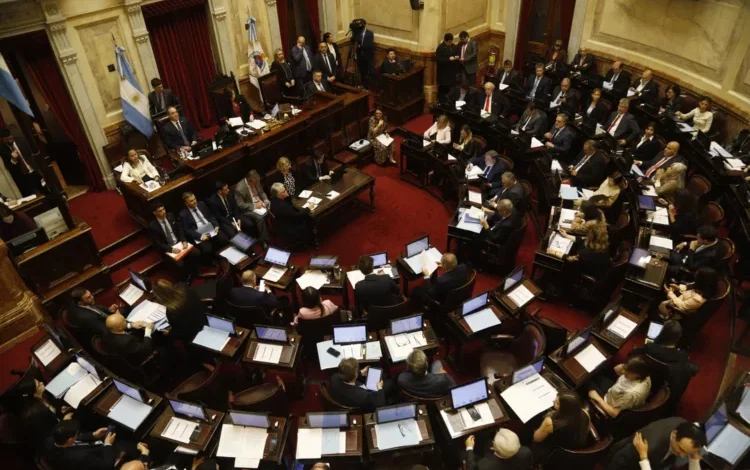 Sesión del Senado argentino
