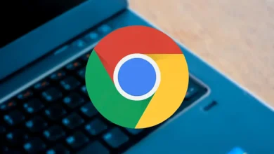 Imagen de una pantalla de actualización de Chrome con un mensaje de seguridad
