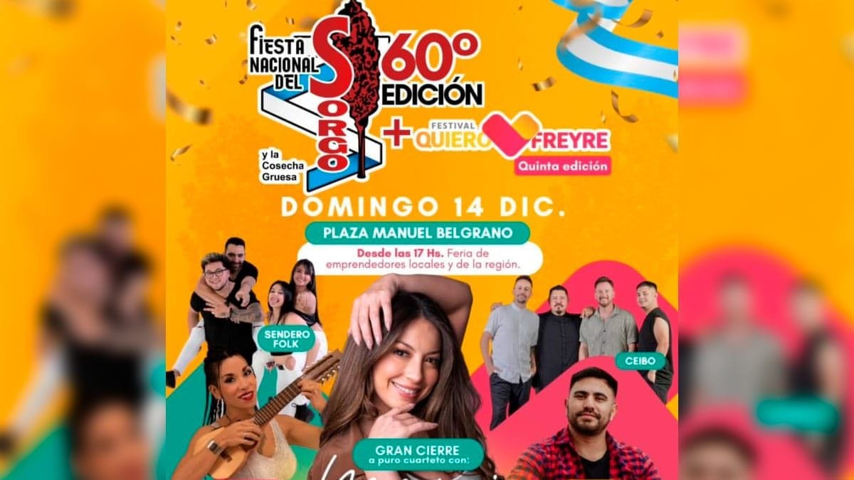 Fiesta Nacional del Sorgo Freyre en Freyre