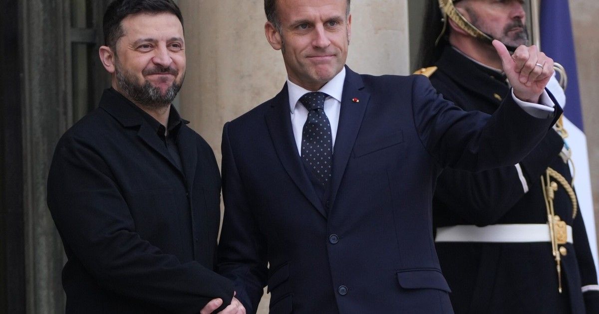 Macron con Zelenski: un plan sobre Ucrania "sólo puede finalizarse" con Kiev y los europeos "alrededor de la mesa"