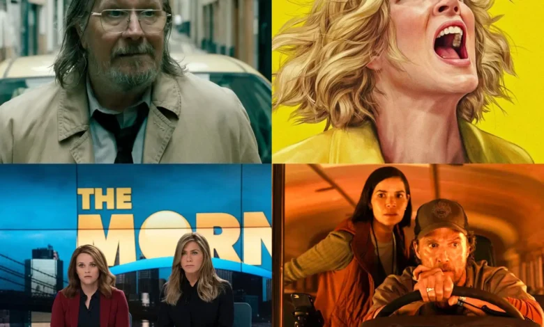 Imagen de una persona sentada en un sofá, viendo televisión con una sonrisa