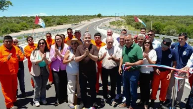Inauguración de la ruta pavimentada a Los Gigantes con el gobernador Martín Llaryora