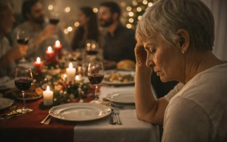 familias celebrando las fiestas, personas riendo y compartiendo momentos juntas