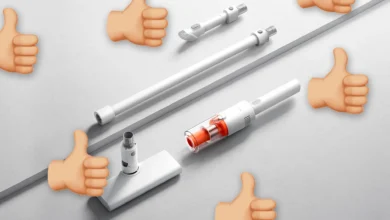 Imagen de la Xiaomi Vacuum Cleaner P30, una aspiradora sin cables compacta y elegante