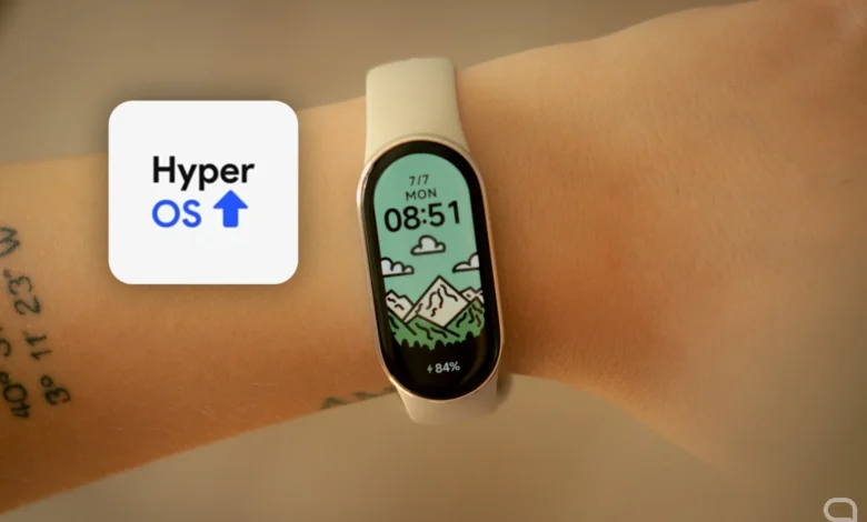 Imagen de una Xiaomi Smart Band con HyperOS 3