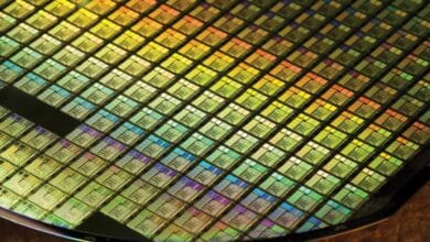 Máquina de litografía ultravioleta extrema en acción